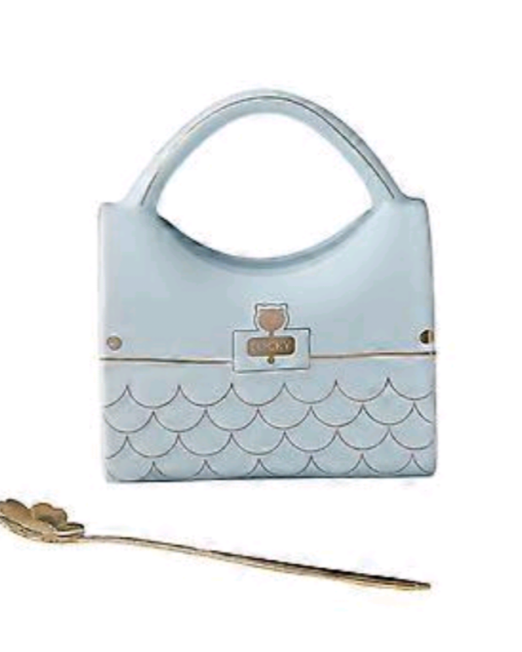 BABY BLUE ΚΟΥΠΑ ΣΕ ΣΧΗΜΑ ΤΣΑΝΤΑΣ ΜΕ ΧΡΥΣΟ ΚΟΥΤΑΛΑΚΙ 8,5×8×10,50cm 400ml