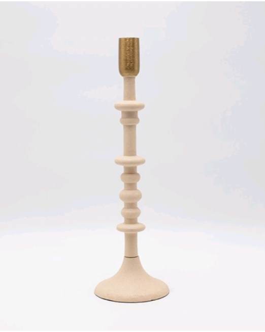 ΜΕΤΑΛΛΙΚΟ ΚΗΡΟΠΗΓΙΟ ΣΕ ΜΠΕΖ ΑΠΟΧΡΩΣΗ ΜΕ ΧΡΥΣΗ ΥΠΟΔΟΧΗ - STATEMENT ΚΟΜΜΑΤΙ ΜΟΝΤΕΡΝΑΣ ΔΙΑΚΟΣΜΗΣΗΣ 10,5×10,5×35,50 cm