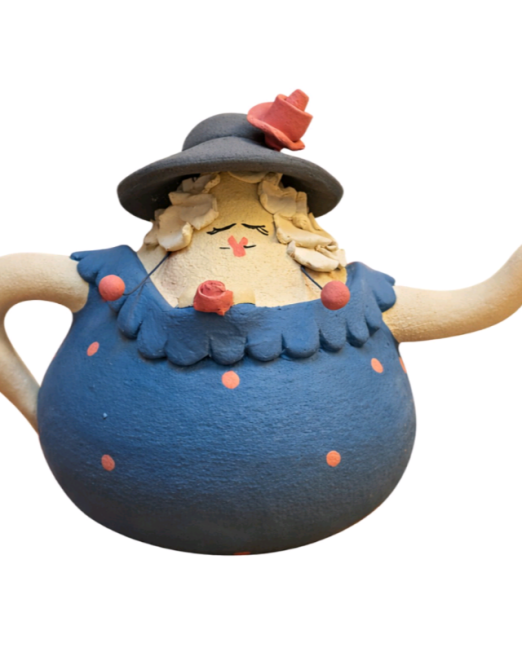 ΧΕΙΡΟΠΟΙΗΤΗ ΚΕΡΑΜΙΚΗ ΔΙΑΚΟΣΜΗΤΙΚΗ ΤΣΑΓΙΕΡΑ ΜΕ ΥΠΟΔΟΧΕΣ ΓΙΑ ΚΛΑΔΙΑ 17×10×12,50cm