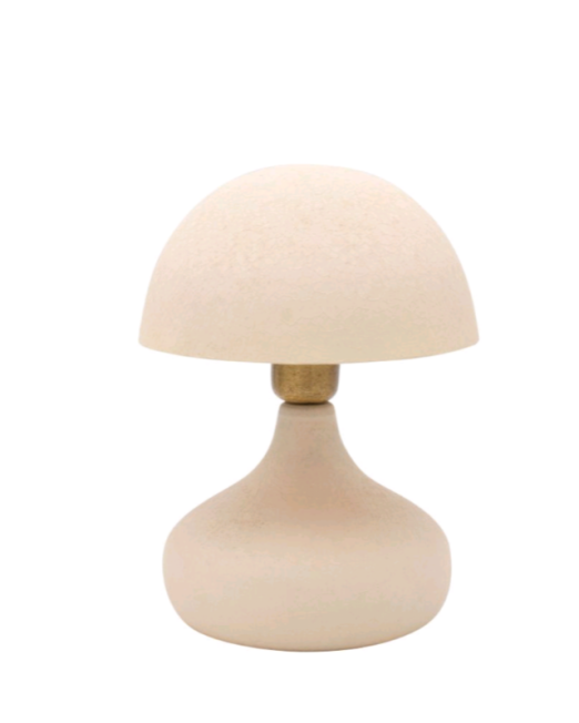 ΦΩΤΙΣΤΙΚΟ ΕΠΙΤΡΑΠΕΖΙΟ "NORDIC MUSHROOM" ΣΕ ΕΚΡΟΥ ΑΠΟΧΡΩΣΗ 20×20×29CM