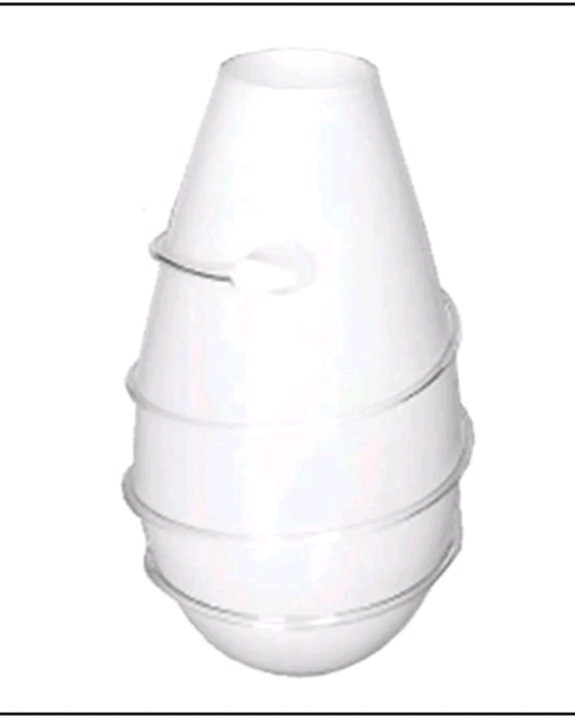 ELEGANT WHITE SCULPTED ΒΑΖΟ ΜΕΓΑΛΟ ΓΙΑ MODERN ΔΙΑΚΟΣΜΗΣΗ 20×42cm