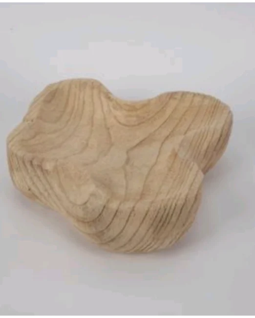 Ξύλινη Διακοσμητική Πιατέλα Organic Design 28×27×7,50cm